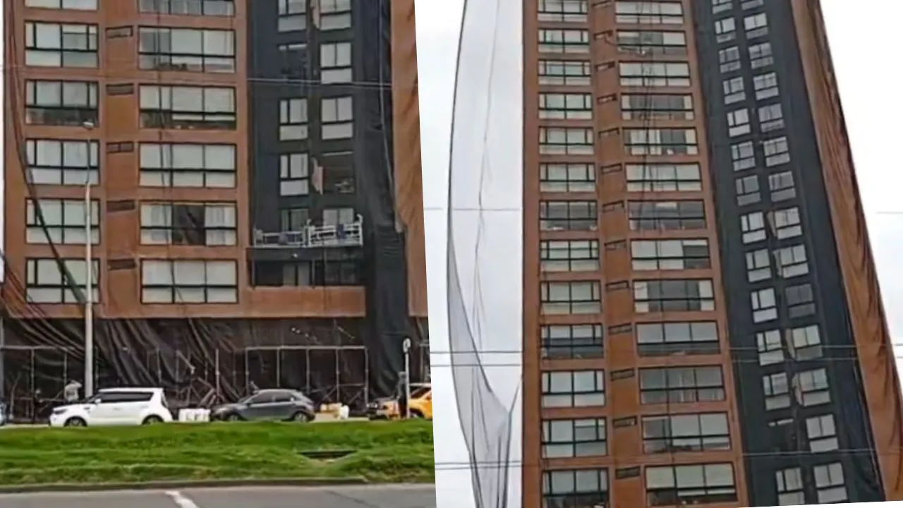 Torre Cedritos La 'Torre de Pisa' en Bogotá: ¿Edificio en Cedritos está a punto de caerse?