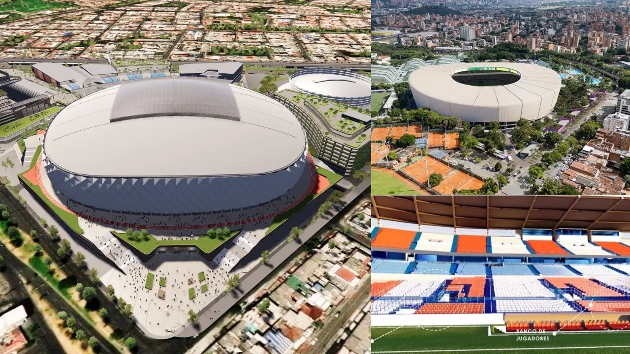 Tres de los más importantes estadios del país serán modernizados en su totalidad. La gran metamorfosis del fútbol colombiano: Bogotá, Cali y Barranquilla estrenarán modernos estadios