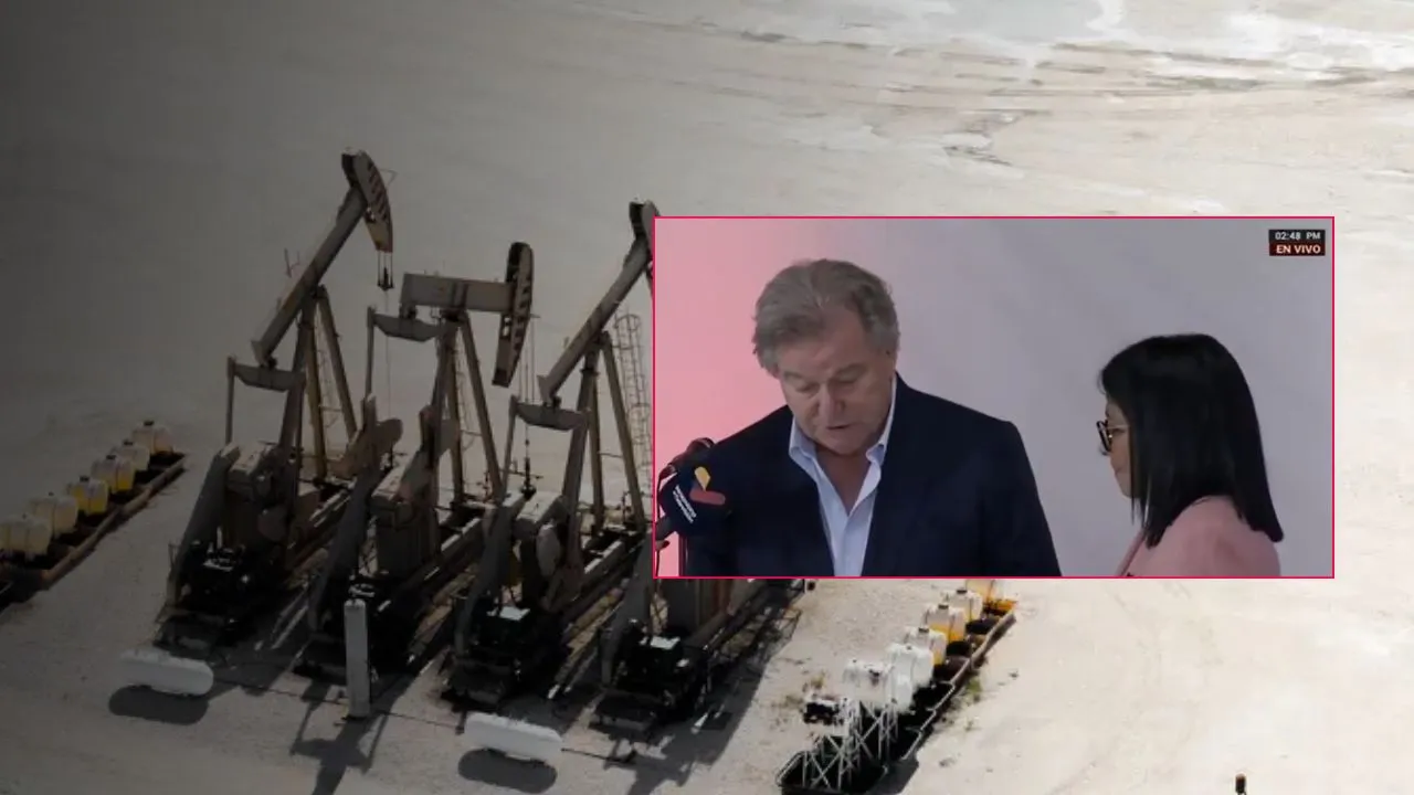 Una imagen que no se había visto: el acuerdo entre el Grupo Gilinski y Delcy Rodríguez Video | Gilinski, máximo empresario en Colombia, firma contrato petrolero en Venezuela