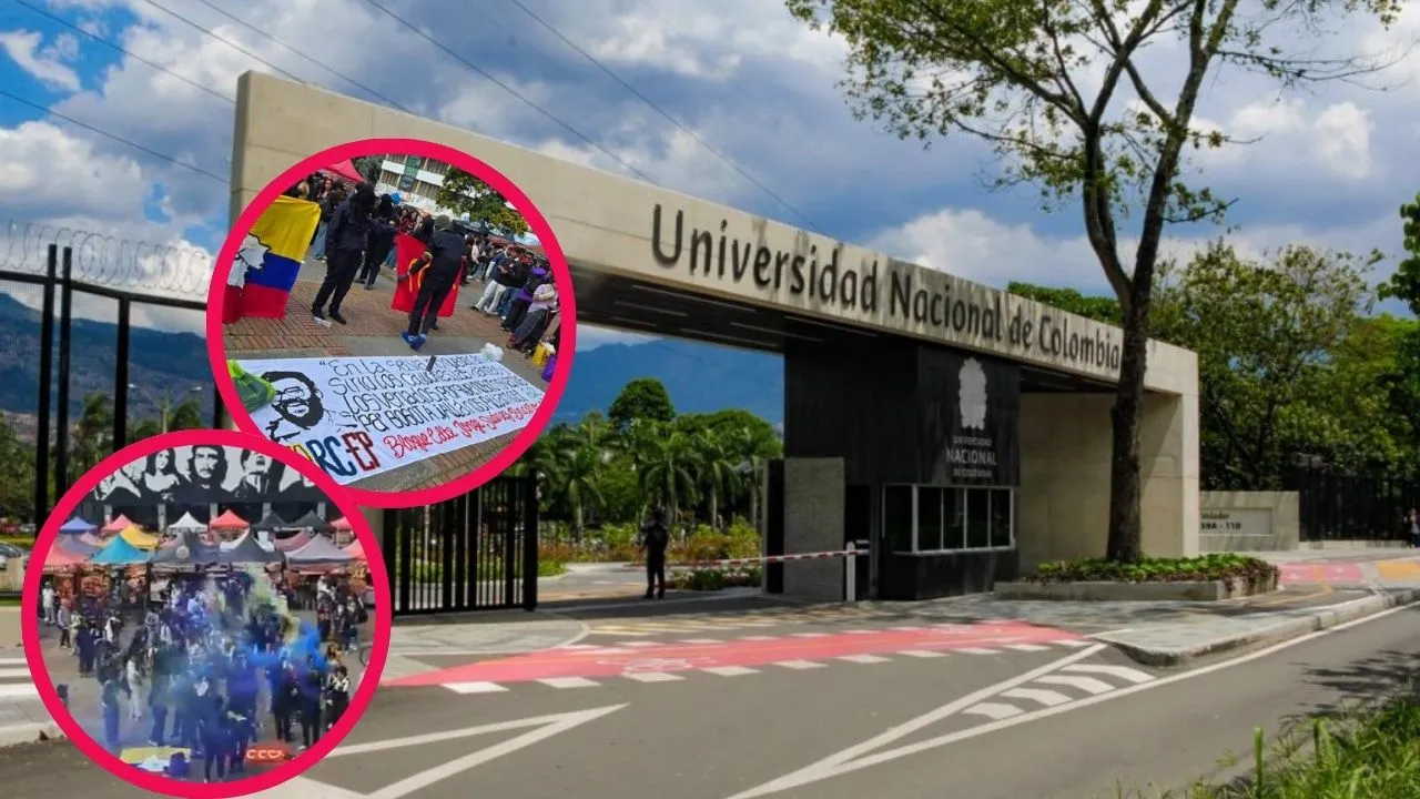 Universidad Nacional de Colombia, sede Bogotá, tras ingreso de encapuchados. Tensión en la Universidad Nacional por denuncia de presencia de disidencias en el campus