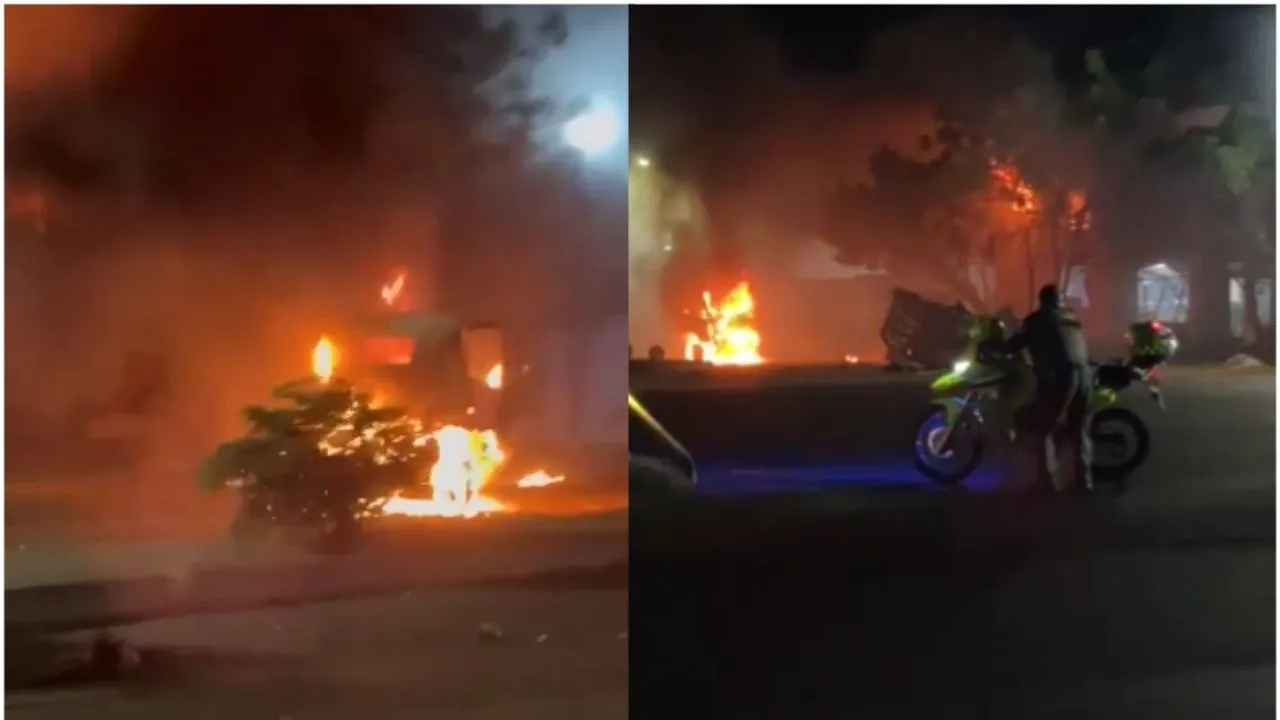 Violento atentado con carro bomba sacude a Cúcuta. Carro bomba en Cúcuta: al menos diez policías y varios civiles resultaron heridos tras el ataque