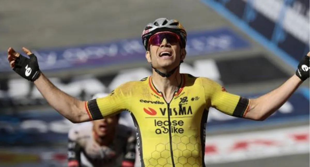 Wout van Aert Wout van Aert no tiene rival: potente embalaje para ganar la etapa 15 de la Vuelta a España